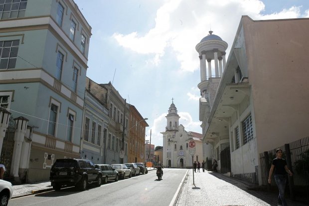 Rua do Rosário: pouco sobrou da arquitetura do período colonial