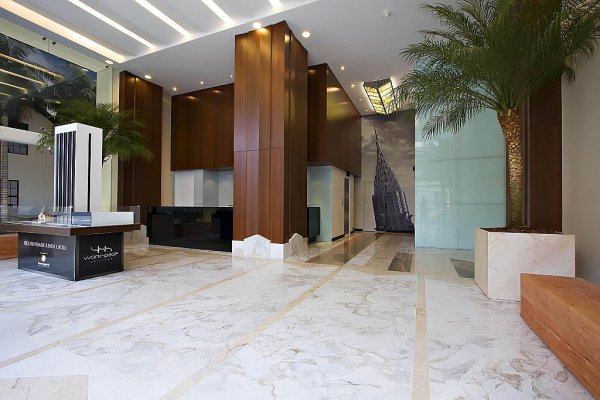 Workspace Emiliano, da Invespark: sofisticação e inspiração art déco (Andréa Paccini/Divulgação)