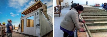 Sistema permite a montagem de até duas casas por dia. Tempo de execução - até 50% mais rápido - é o principal diferencial em relação à alvenaria. Os painéis do Residencial Haragano foram montados numa fábrica próxima ao canteiro de obras, numa espécie de linha de produção, que contou com 18 operários