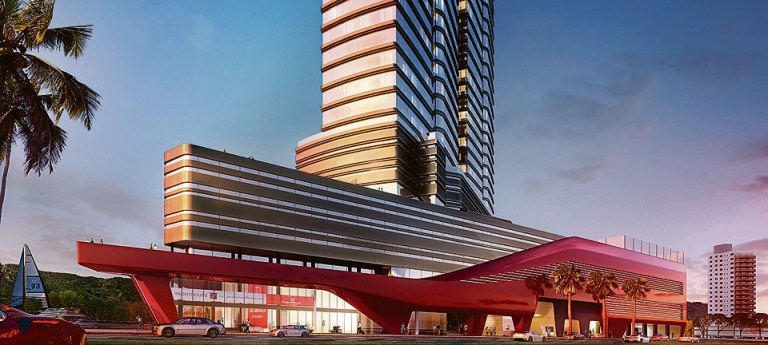 Imponente, residencial lançado no final de 2013 terá 252 apartamentos com área privativa de 250 m² e preço a partir de R$ 3,5 milhões.